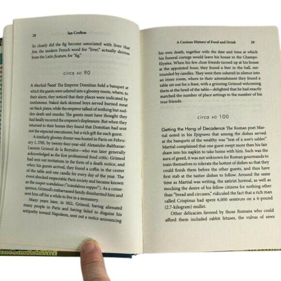 A Curious History Of Food And Drink By Ian Crofton Hardcover Book - Picture 4 of 9